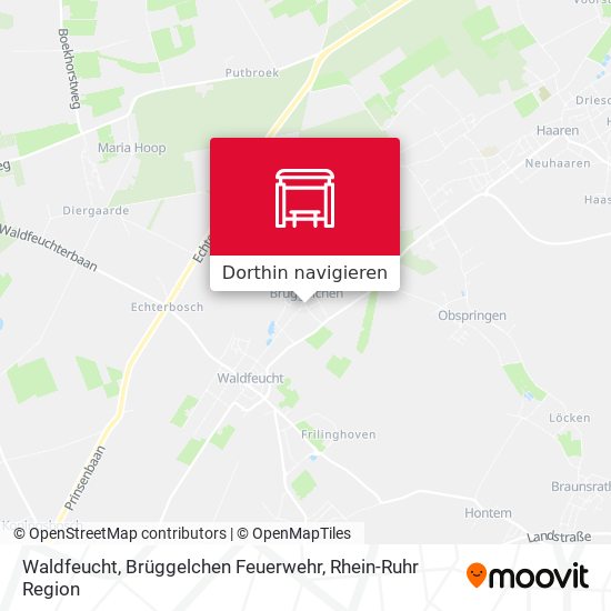 Waldfeucht, Brüggelchen Feuerwehr Karte
