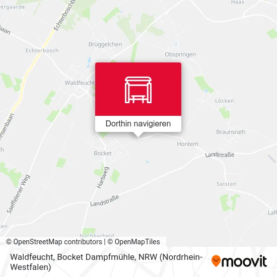 Waldfeucht, Bocket Dampfmühle Karte