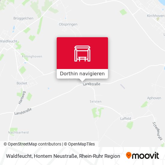Waldfeucht, Hontem Neustraße Karte
