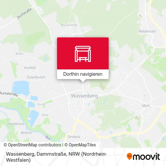 Wassenberg, Dammstraße Karte