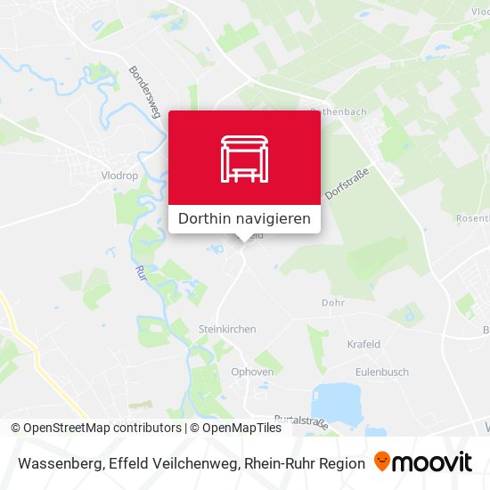 Wassenberg, Effeld Veilchenweg Karte