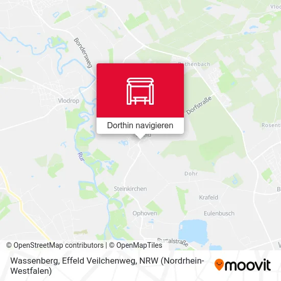 Wassenberg, Effeld Veilchenweg Karte