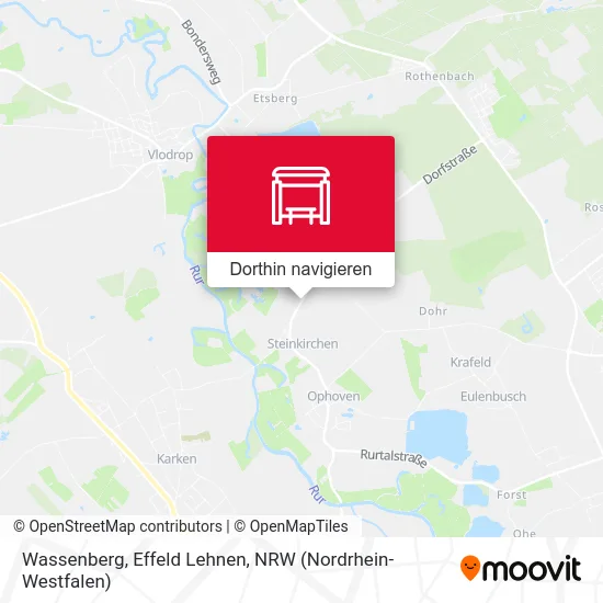 Wassenberg, Effeld Lehnen Karte