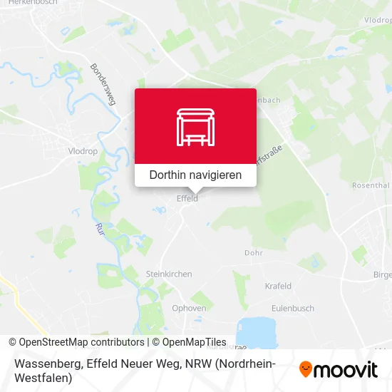 Wassenberg, Effeld Neuer Weg Karte