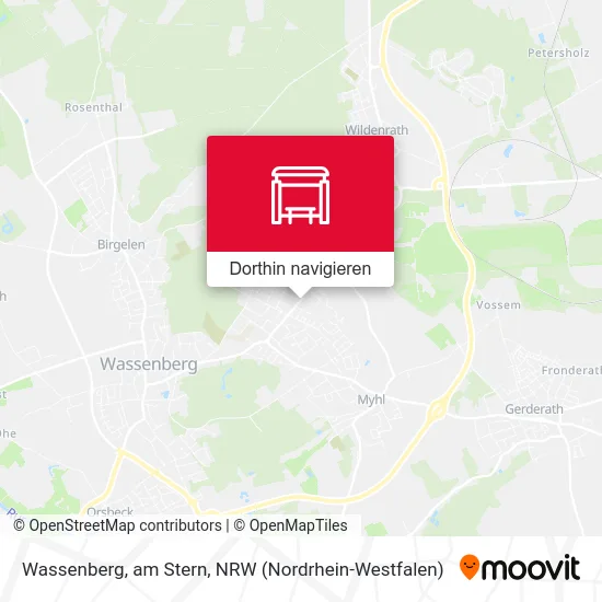 Wassenberg, am Stern Karte