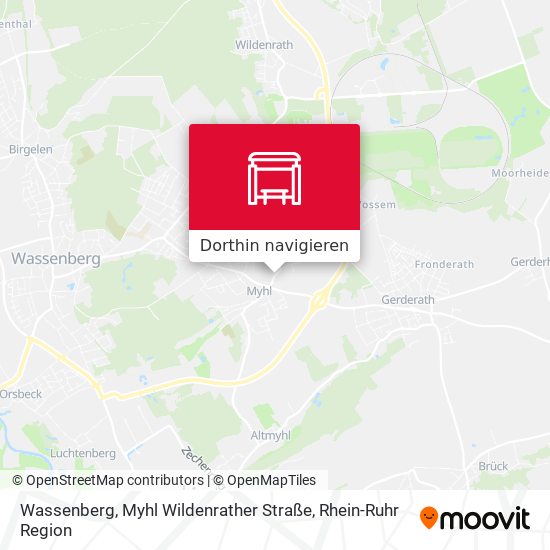 Wassenberg, Myhl Wildenrather Straße Karte