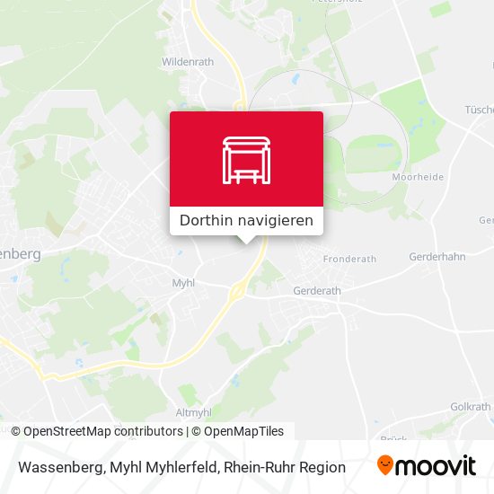 Wassenberg, Myhl Myhlerfeld Karte