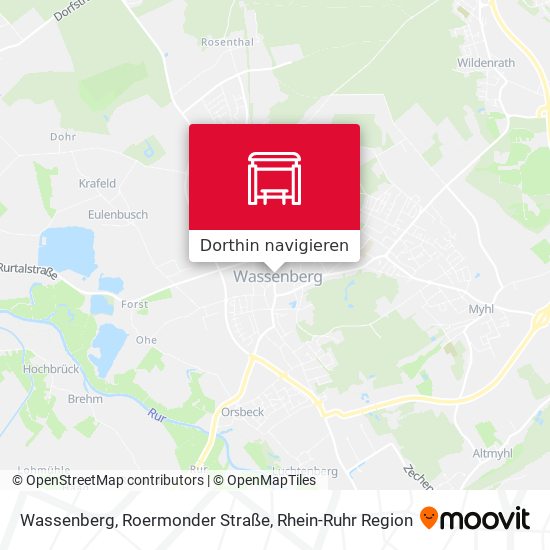 Wassenberg, Roermonder Straße Karte