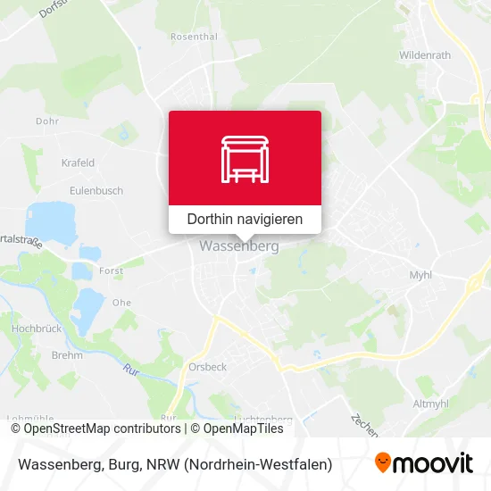 Wassenberg, Burg Karte