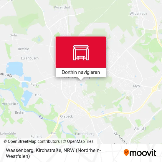 Wassenberg, Kirchstraße Karte