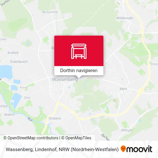 Wassenberg, Lindenhof Karte