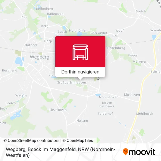 Wegberg, Beeck Im Maggenfeld Karte