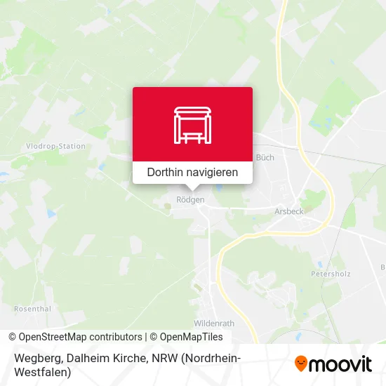 Wegberg, Dalheim Kirche Karte