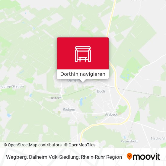 Wegberg, Dalheim Vdk-Siedlung Karte
