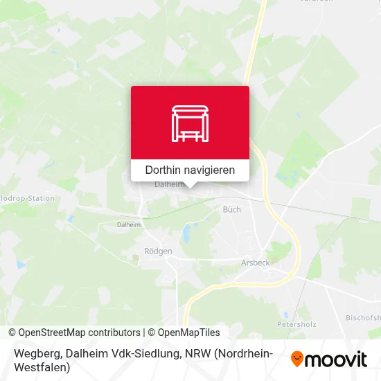 Wegberg, Dalheim Vdk-Siedlung Karte