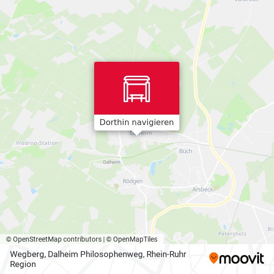 Wegberg, Dalheim Philosophenweg Karte