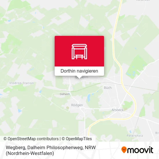 Wegberg, Dalheim Philosophenweg Karte