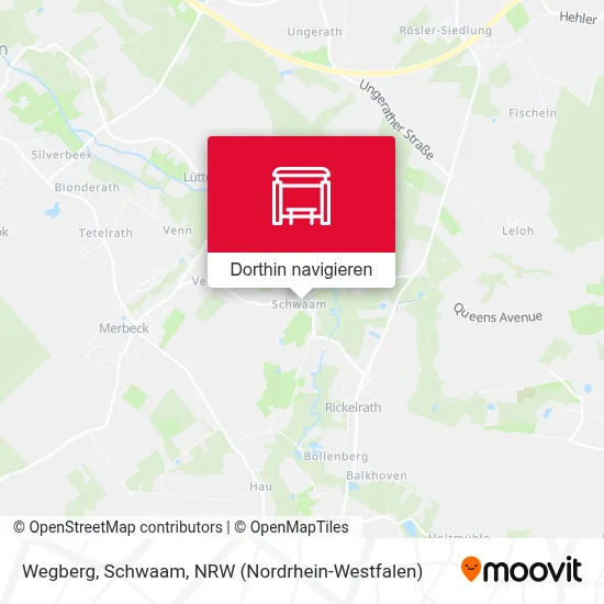 Wegberg, Schwaam Karte