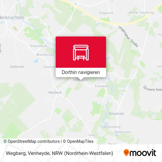 Wegberg, Venheyde Karte