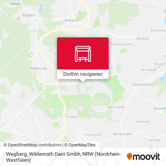 Wegberg, Wildenrath Dast Gmbh Karte