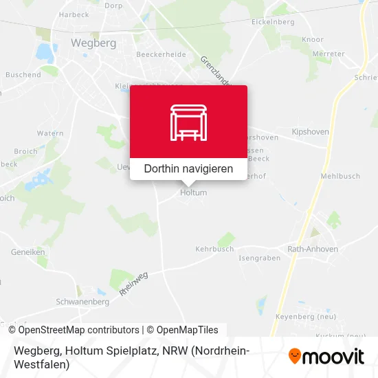 Wegberg, Holtum Spielplatz Karte