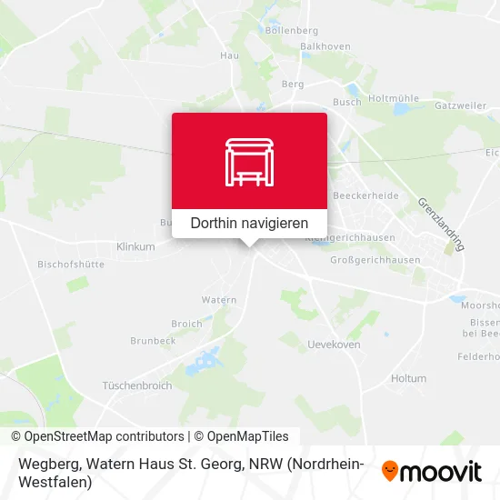 Wegberg, Watern Haus St. Georg Karte