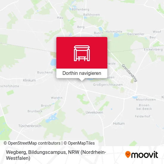 Wegberg, Bildungscampus Karte