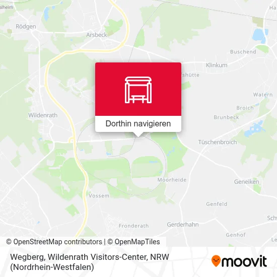 Wegberg, Wildenrath Visitors-Center Karte