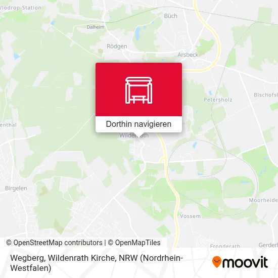 Wegberg, Wildenrath Kirche Karte