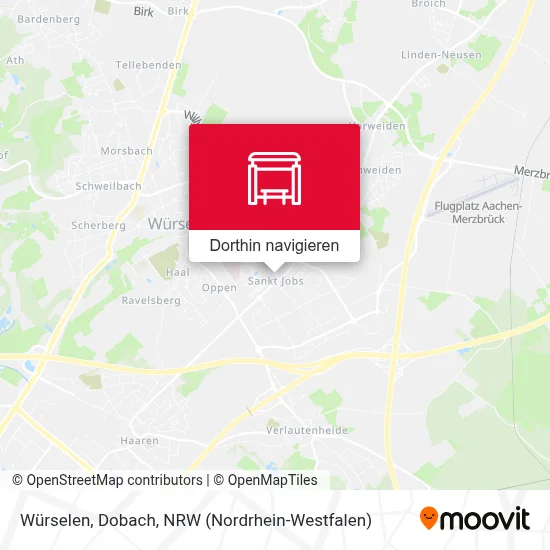 Würselen, Dobach Karte