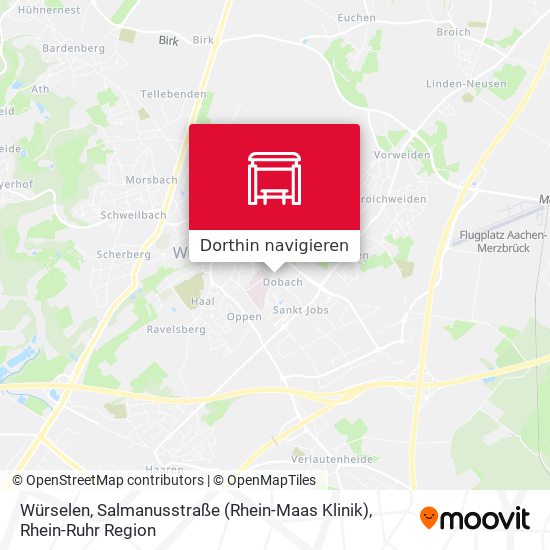 Würselen, Salmanusstraße (Rhein-Maas Klinik) Karte