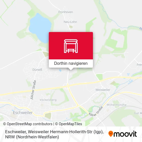 Eschweiler, Weisweiler Hermann-Hollerith-Str (Igp) Karte