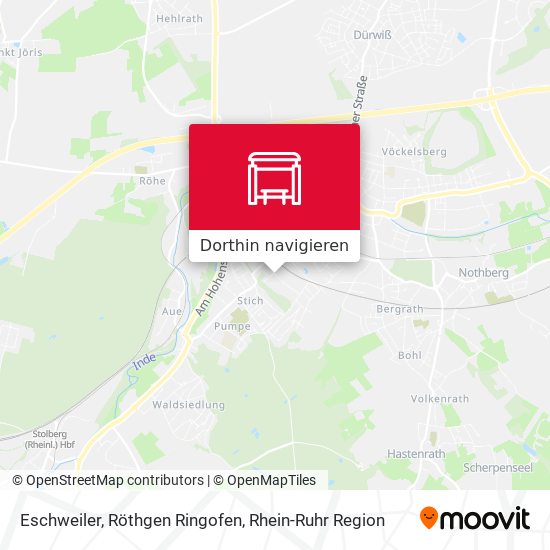 Eschweiler, Röthgen Ringofen Karte