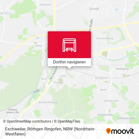 Eschweiler, Röthgen Ringofen Karte