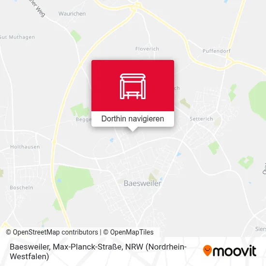 Baesweiler, Max-Planck-Straße Karte