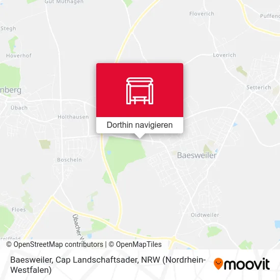 Baesweiler, Cap Landschaftsader Karte