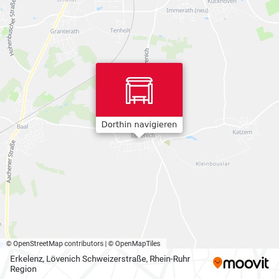 Erkelenz, Lövenich Schweizerstraße Karte