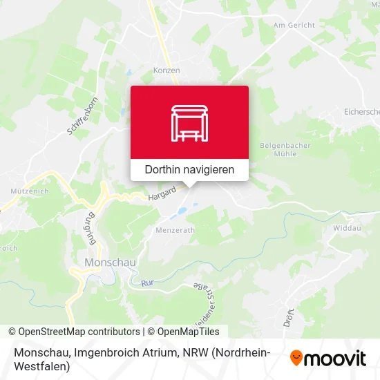 Monschau, Imgenbroich Atrium Karte