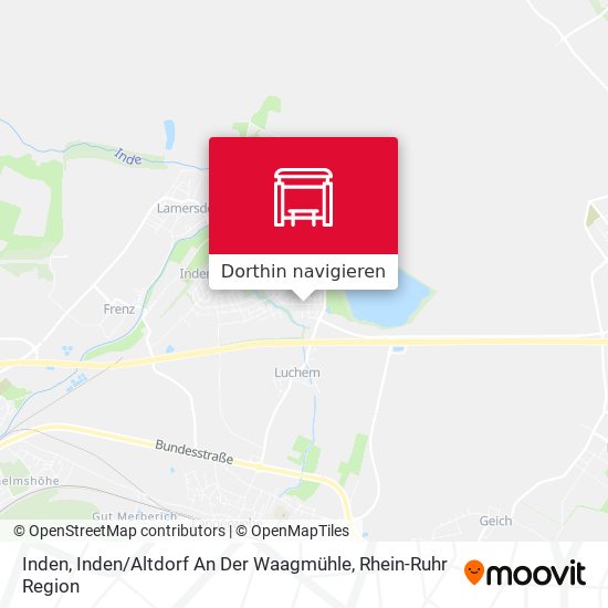 Inden, Inden / Altdorf An Der Waagmühle Karte