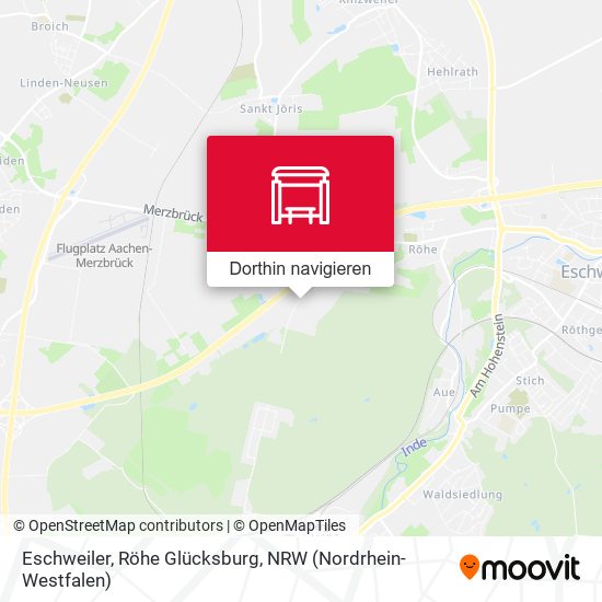 Eschweiler, Röhe Glücksburg Karte