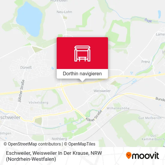 Eschweiler, Weisweiler In Der Krause Karte