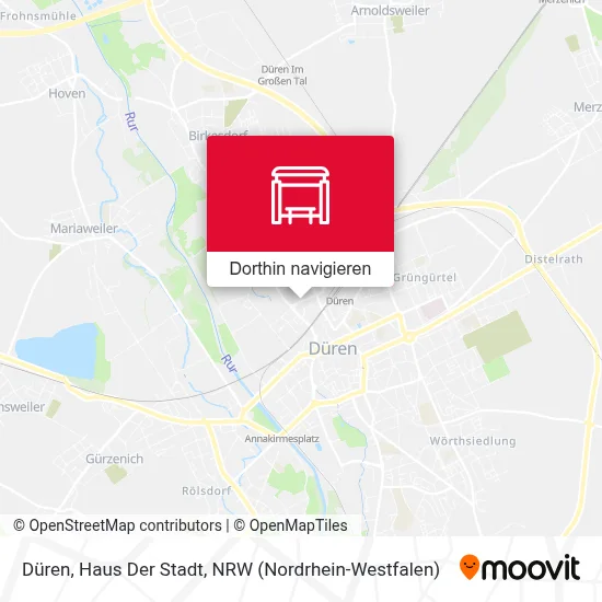 Düren, Haus Der Stadt Karte