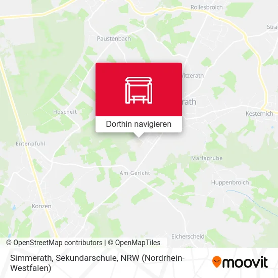 Simmerath, Sekundarschule Karte