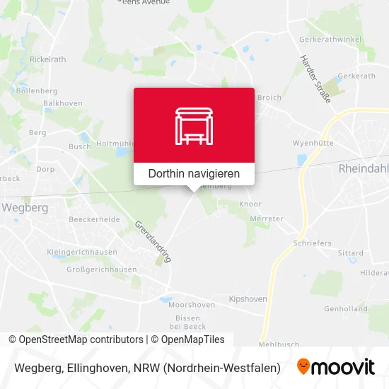 Wegberg, Ellinghoven Karte