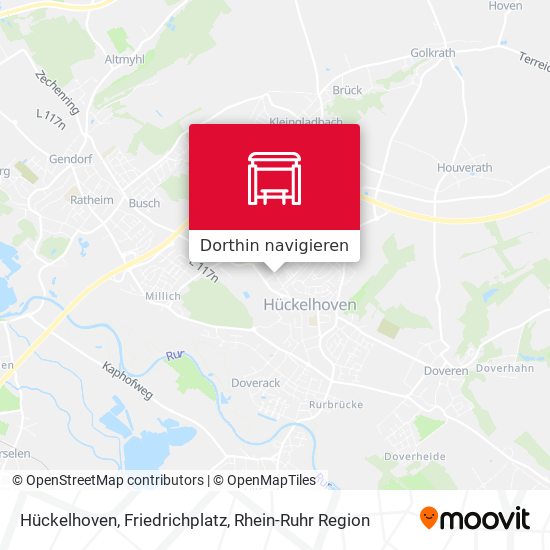 Hückelhoven, Friedrichplatz Karte