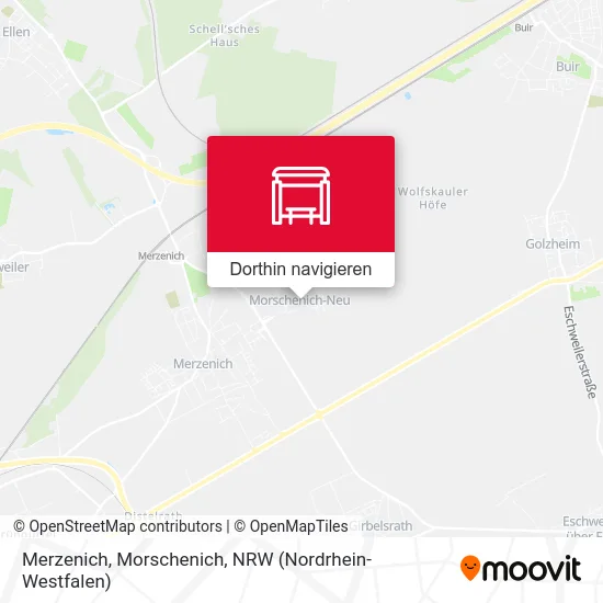 Merzenich, Morschenich Karte