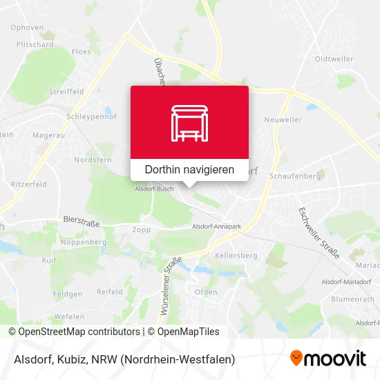 Alsdorf, Kubiz Karte