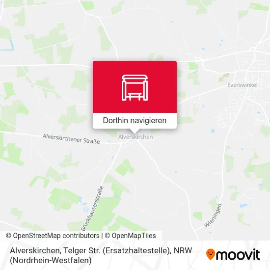 Alverskirchen, Telger Str. (Ersatzhaltestelle) Karte
