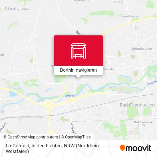 Lö-Gohfeld, In den Fichten Karte