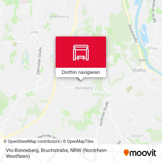 Vlo-Bonneberg, Bruchstraße Karte